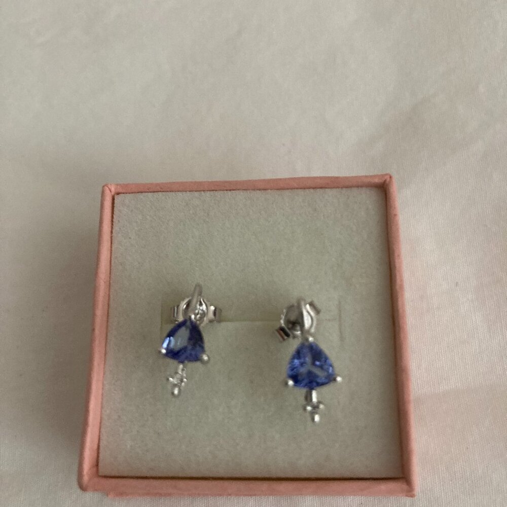 Tanzanite Drop Earrings